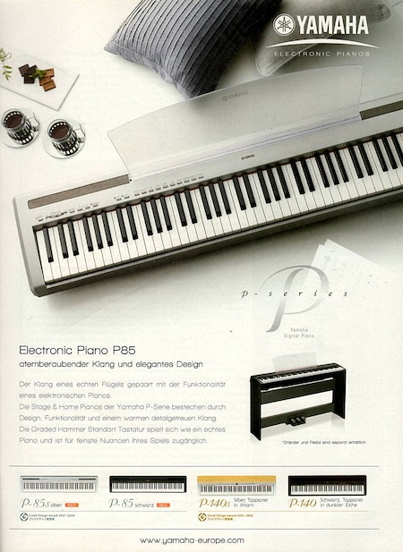 Electronic Piano P85 - atemberaubender Klang und elegantes Design
