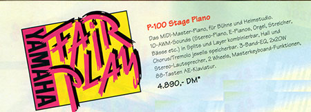 Fair-Play - P-100 Stage Piano