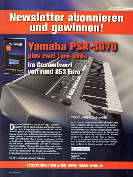 Newsletter abonnieren und gewinnen!