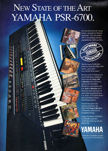 NEW STATE OF THE ART: YAMAHA PSR-6700. Software Yamaha Collection. NEW STATE OF THE ART: YAMAHA PSR-6700. Software Yamaha Collection.