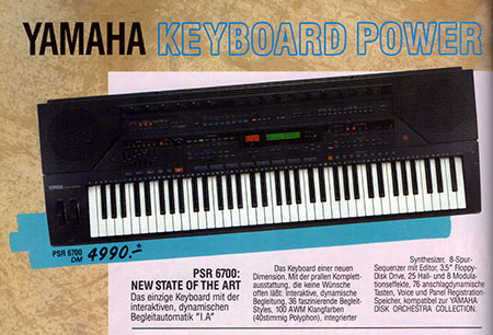 YAMAHA KEYBOARD POWER - PSR-6700: New State of the Art