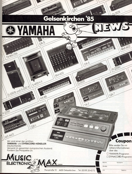 Gelsenkirchen ’85 - Yamaha News