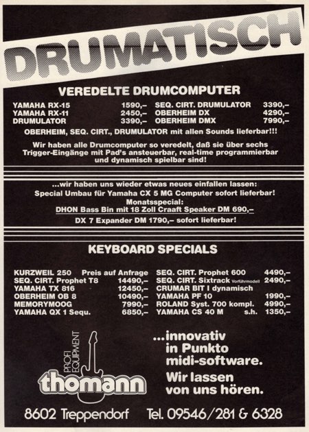 Drumatisch - Veredelte Drumcomputer Drumatisch - Veredelte Drumcomputer