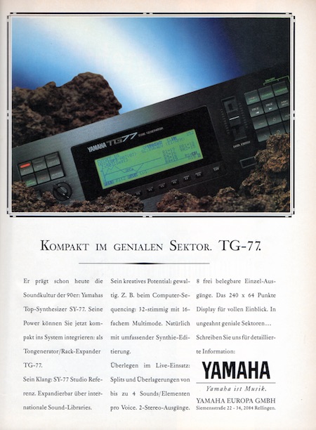 Kompakt im genialen Sektor. TG-77. Kompakt im genialen Sektor. TG-77.