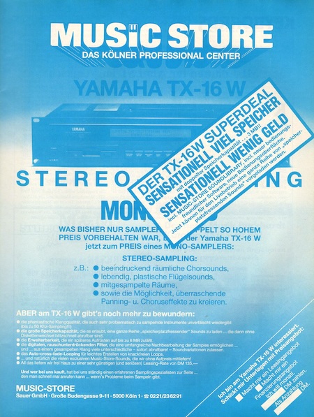 Der TX-16W Superdeal - Sensationell viel Speicher - Sensationell wenig Geld