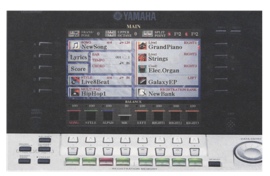 YAMAHA: Tyros: Display