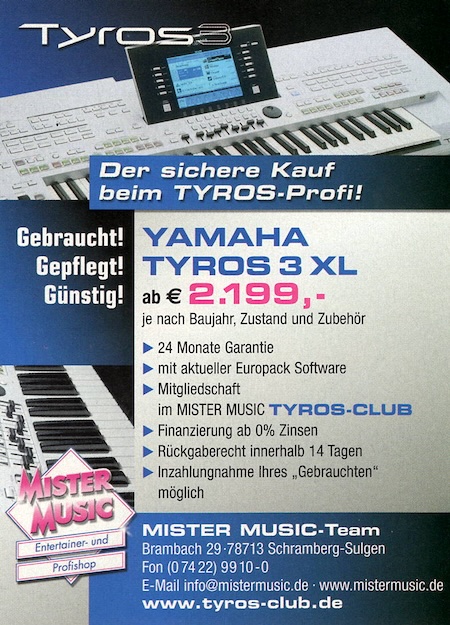 Der sichere Kauf beim TYROS-Profi!