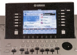 YAMAHA: Tyros 3: Bedienfeld rechts